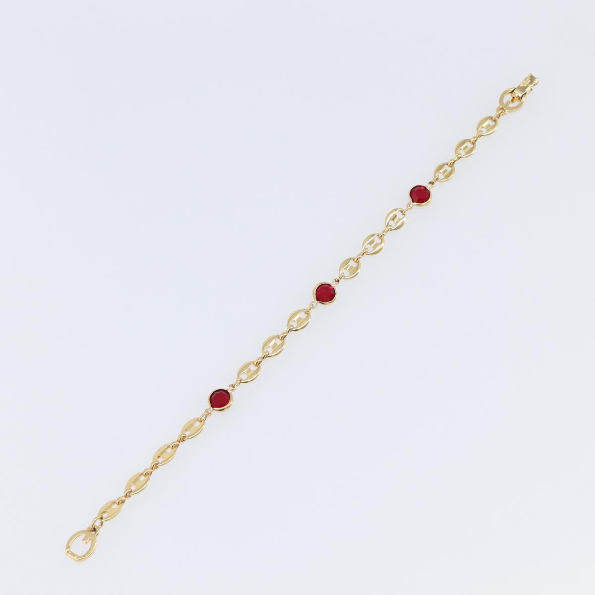 GIVENCHY Bracelet metal Gold Auth SW2826