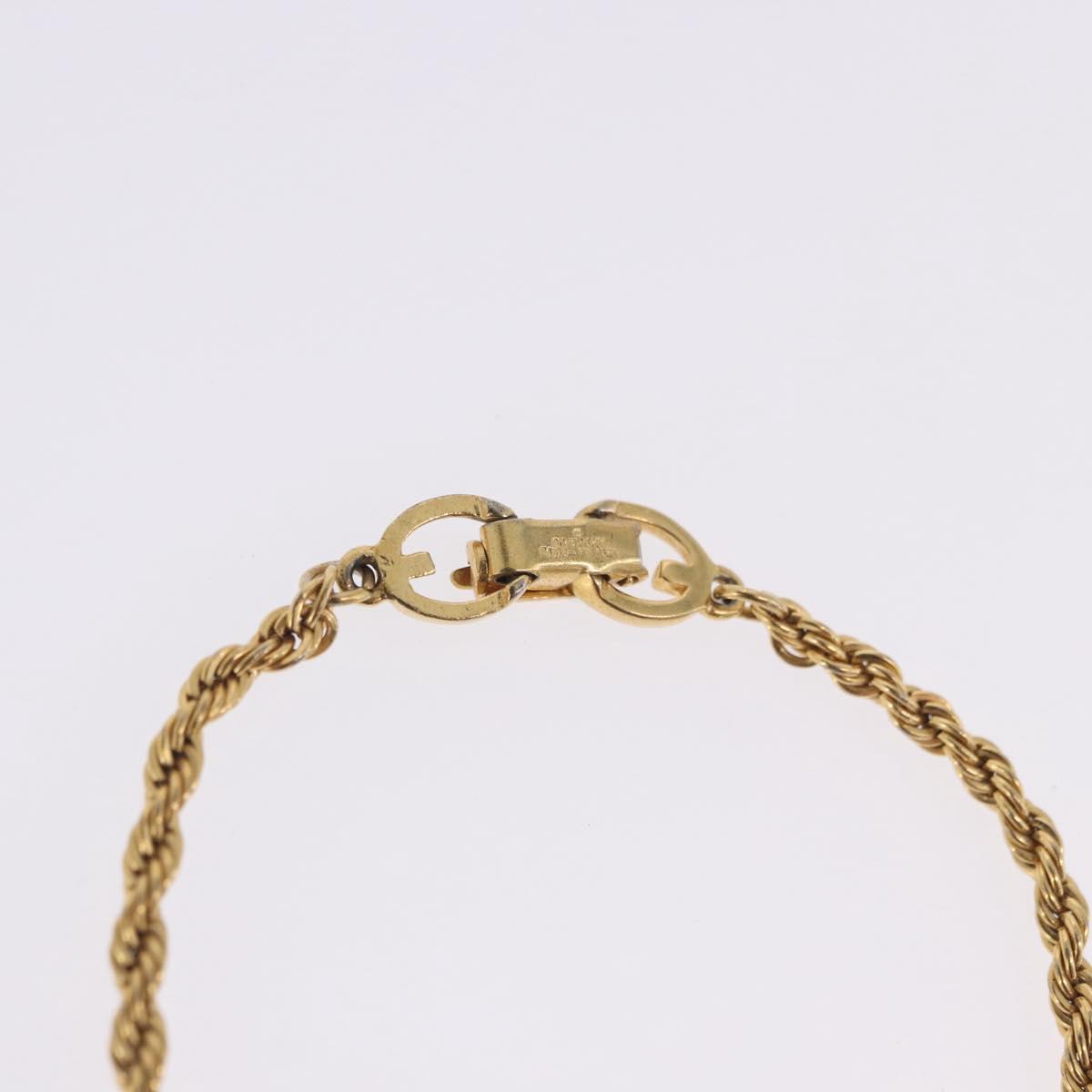 GIVENCHY Bracelet Earring metal 3 Set Gold Tone Silver Auth SW2827