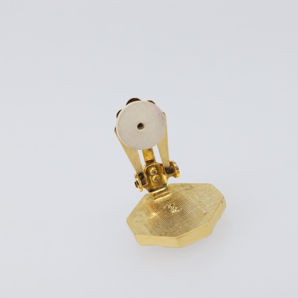 SAINT LAURENT Earring metal Gold Auth SW2828V
