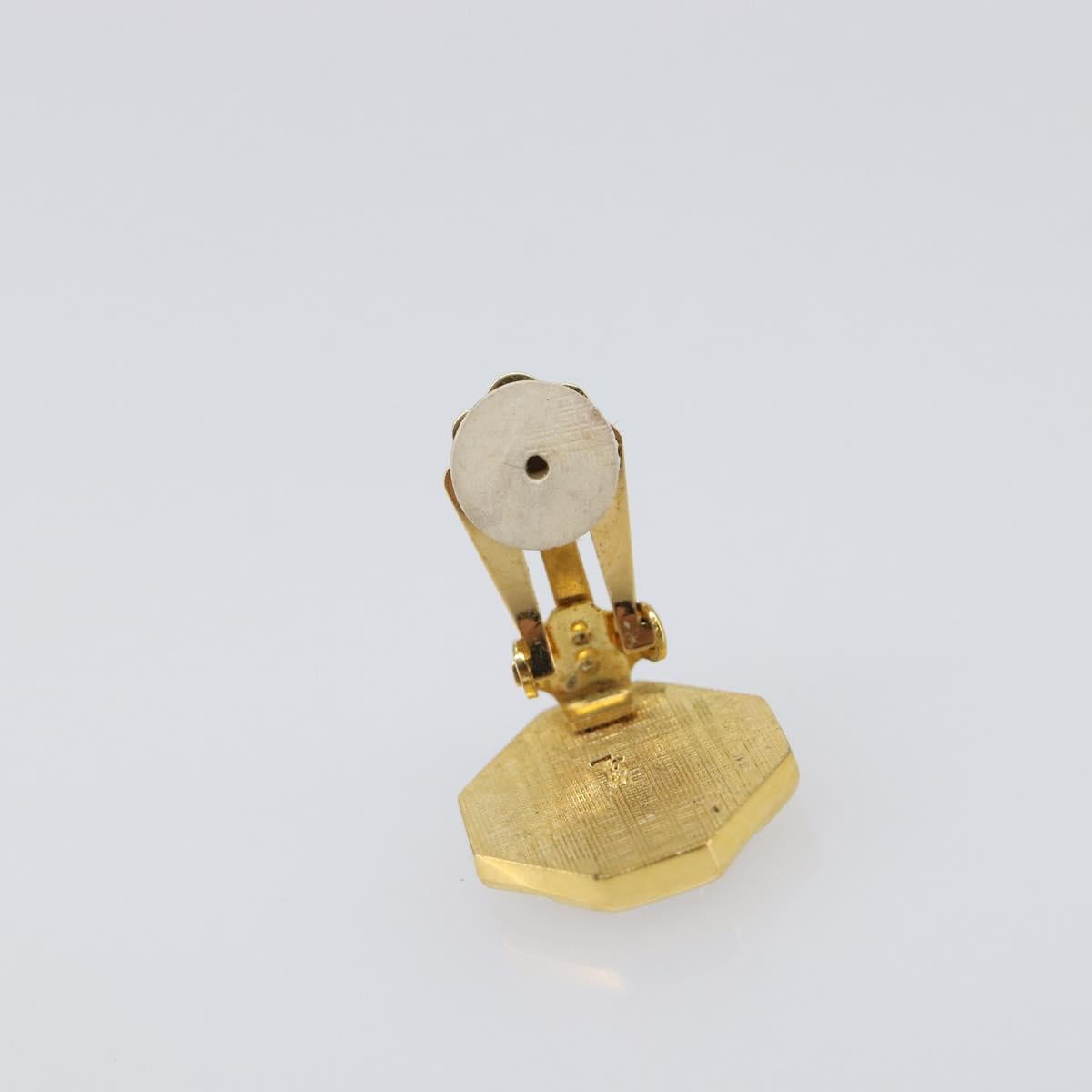 SAINT LAURENT Earring metal Gold Auth SW2828V