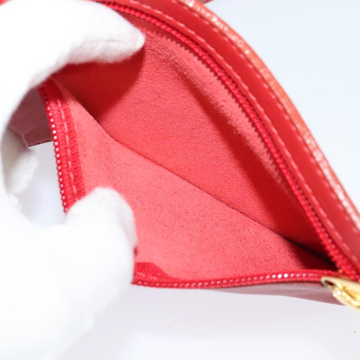 LOEWE Backpack Leather Red Gold Auth sw283