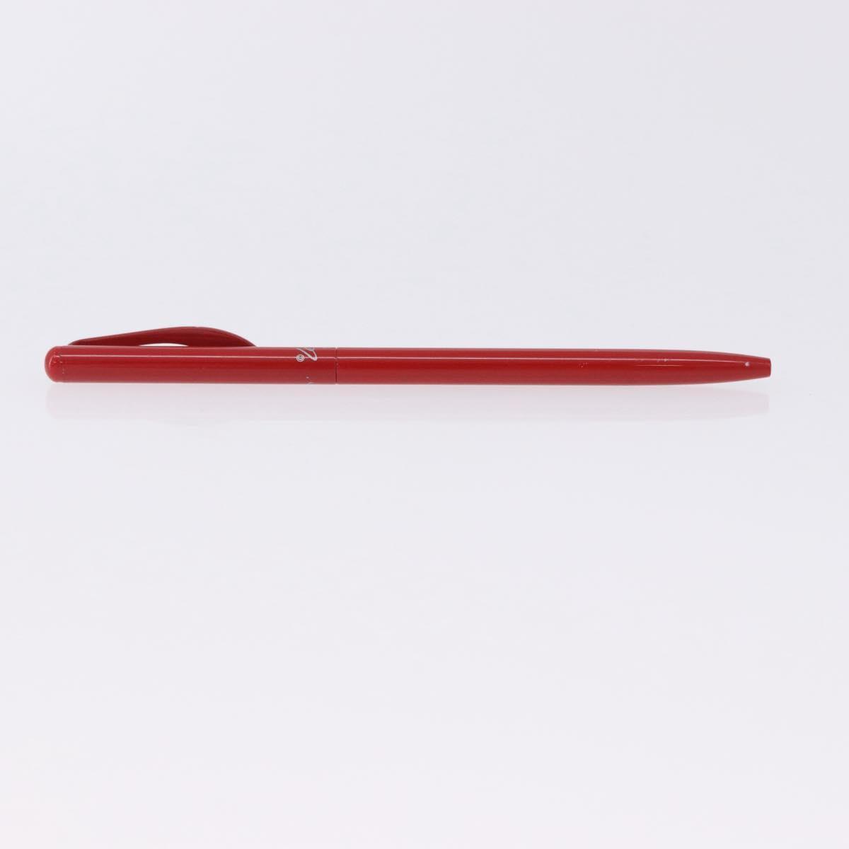 TIFFANY&Co. Ballpoint Pen metal 2 Set Silver Red Auth SW2832