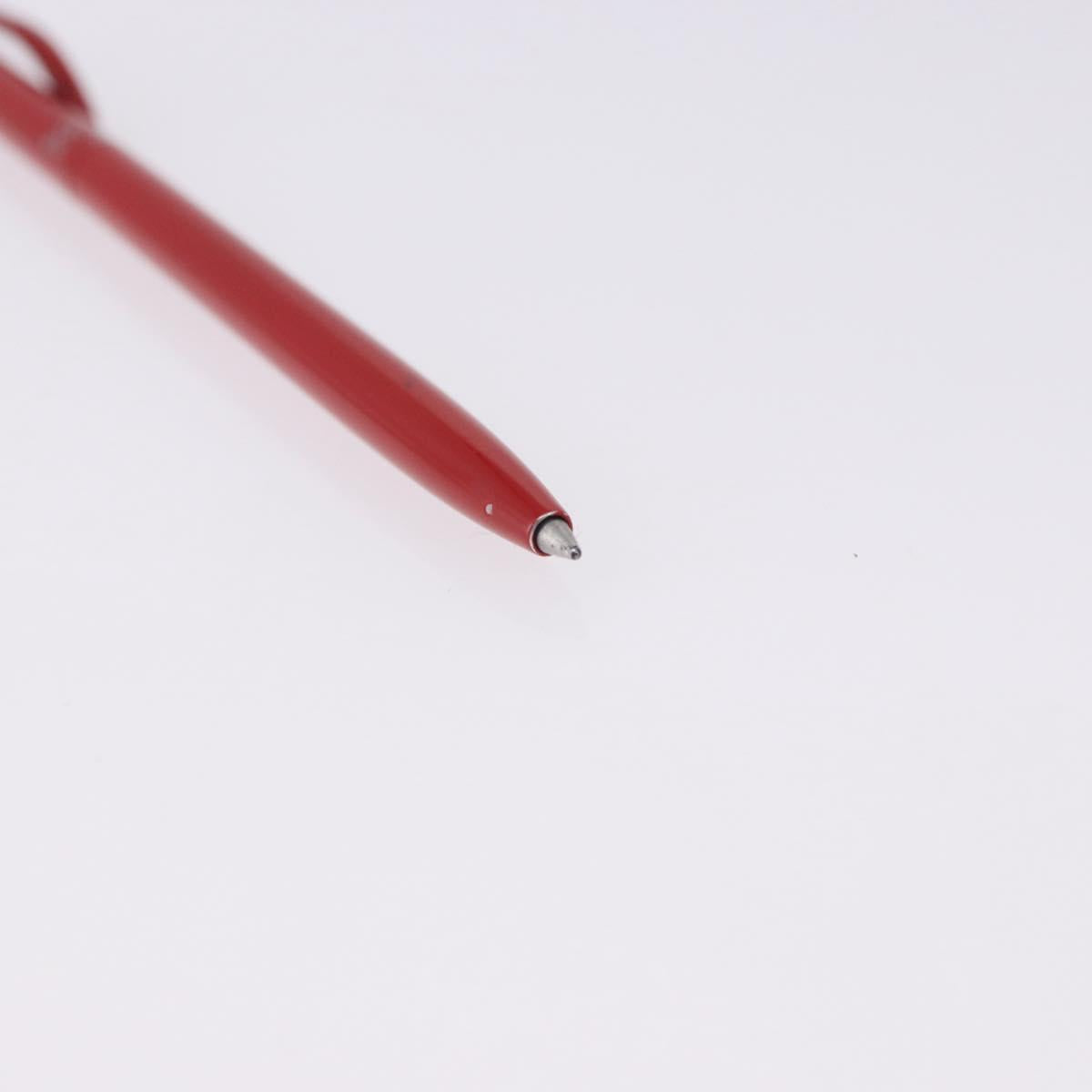 TIFFANY&Co. Ballpoint Pen metal 2 Set Silver Red Auth SW2832