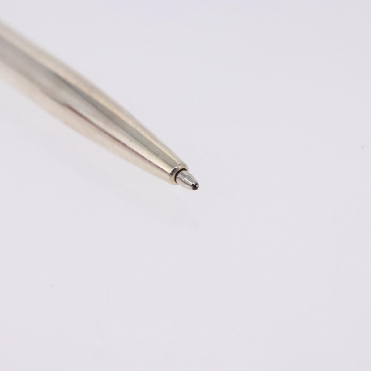 TIFFANY&Co. Ballpoint Pen metal 2 Set Silver Red Auth SW2832