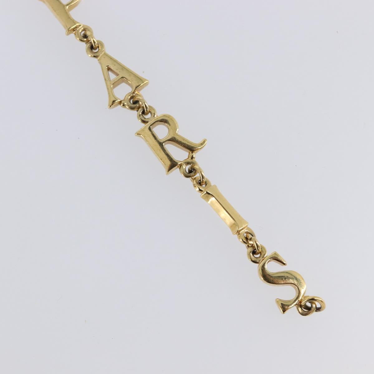 Christian Dior Bracelet Metal Gold Tone Auth SW2835V