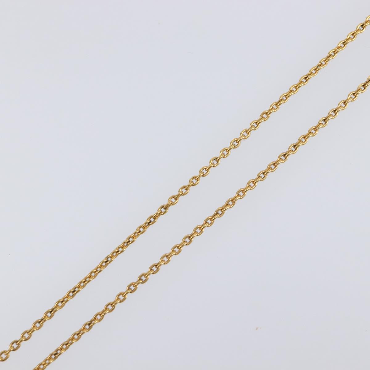 VERSACE Medusa Necklace Metal Gold Tone Auth SW2838V