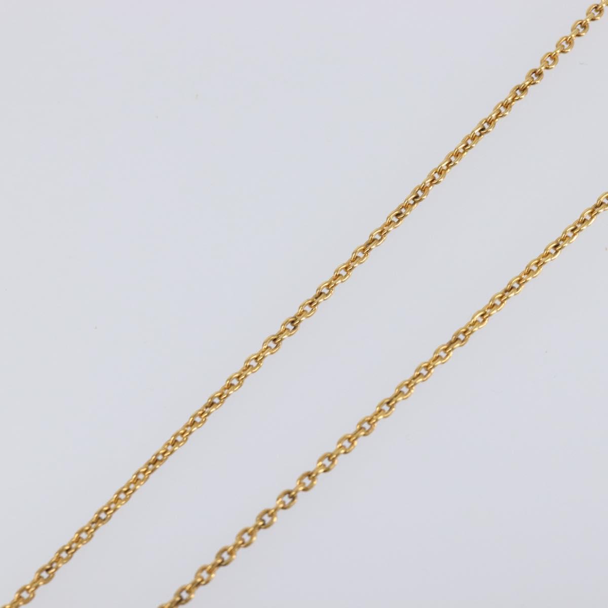 VERSACE Medusa Necklace Metal Gold Tone Auth SW2838V