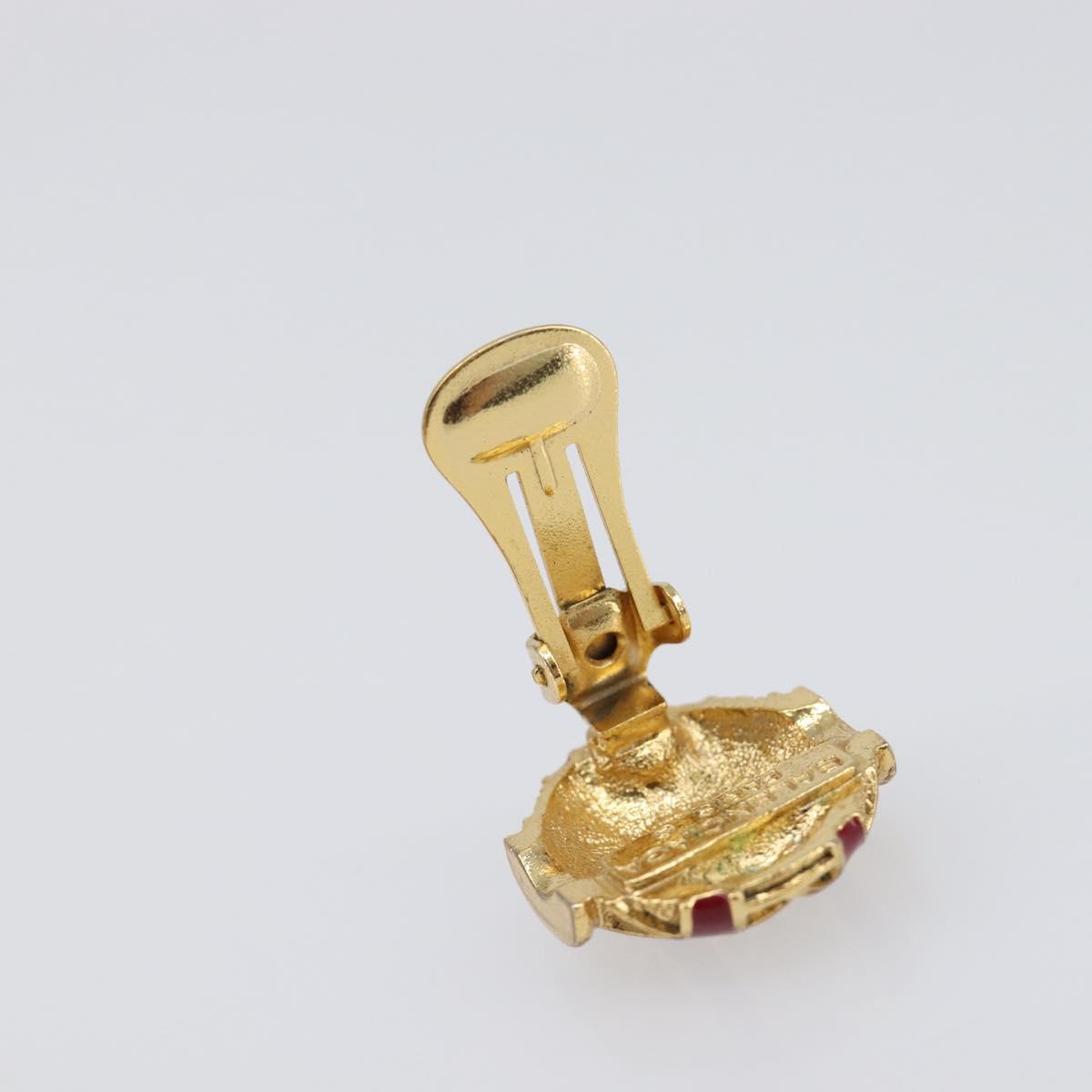 BALENCIAGA Earring Metal Gold Tone Auth SW2842