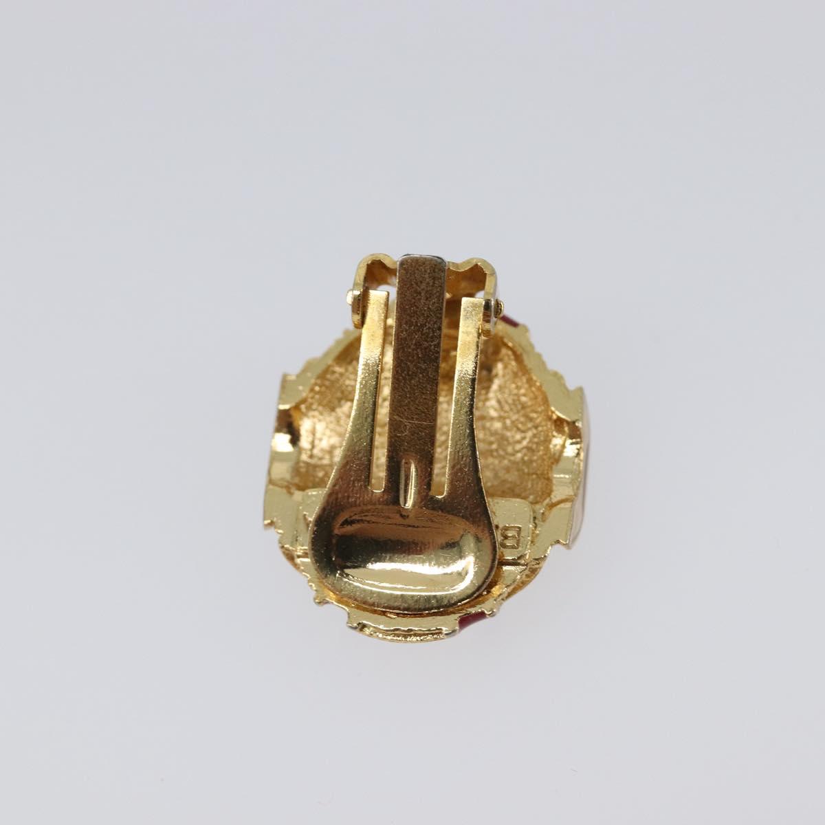 BALENCIAGA Earring Metal Gold Tone Auth SW2842