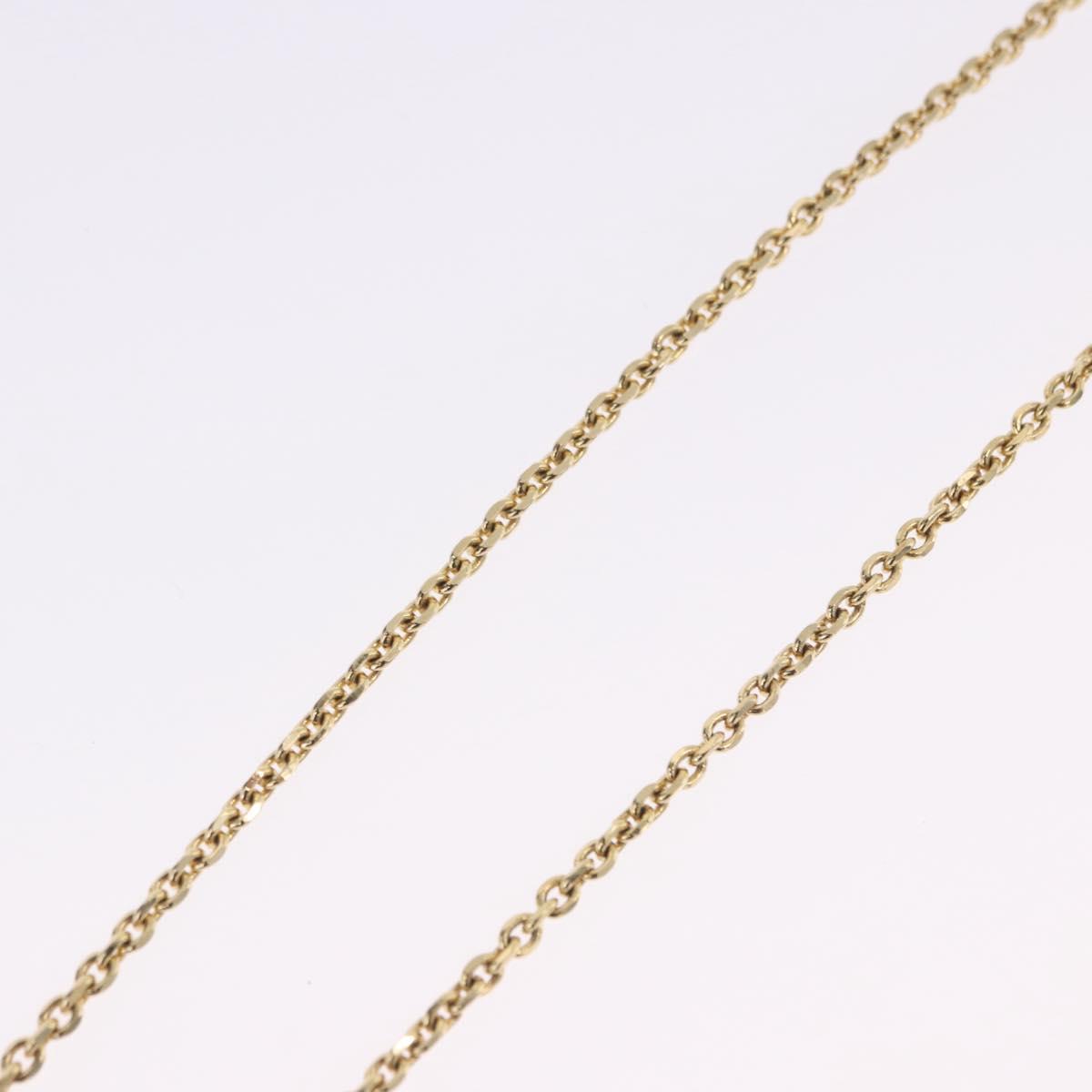 SAINT LAURENT Necklace Metal Gold Tone Auth SW2844V