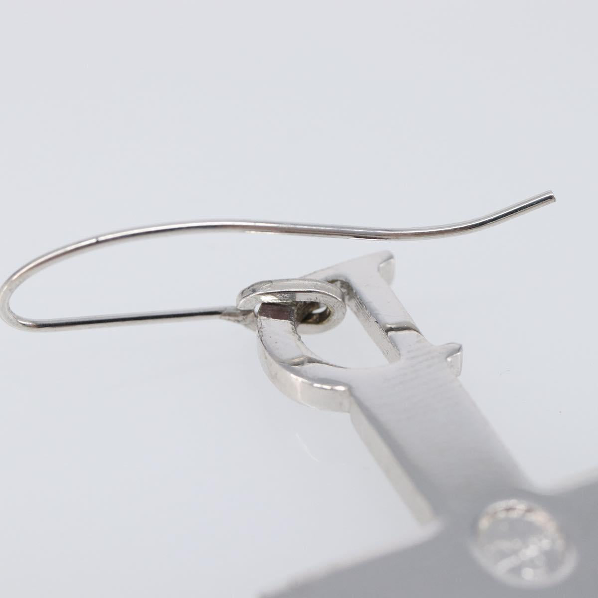 Christian Dior Pierce Metal Silver Auth SW2847
