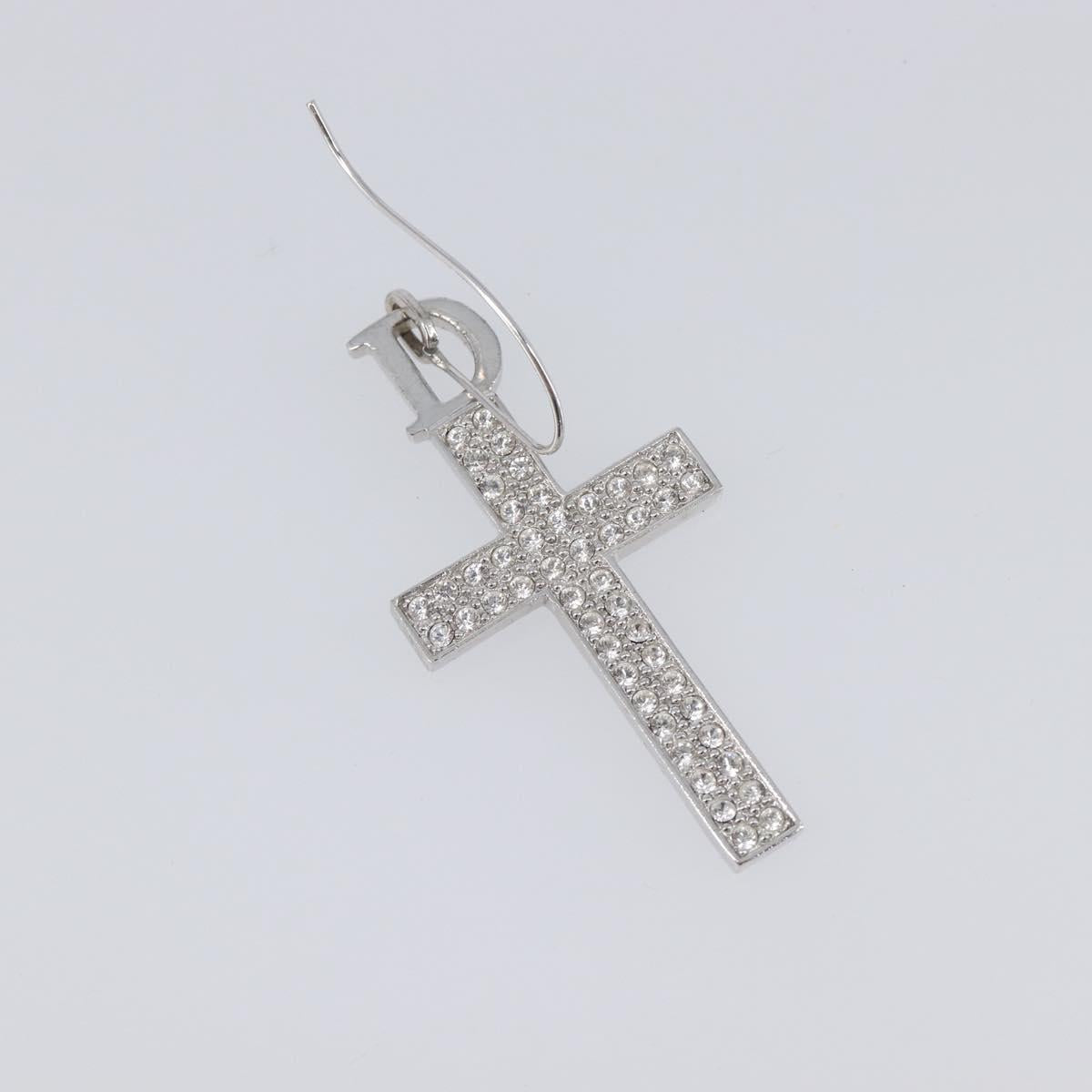 Christian Dior Pierce Metal Silver Auth SW2847