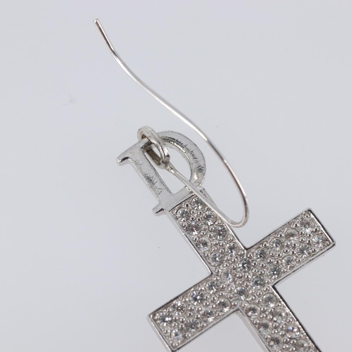 Christian Dior Pierce Metal Silver Auth SW2847