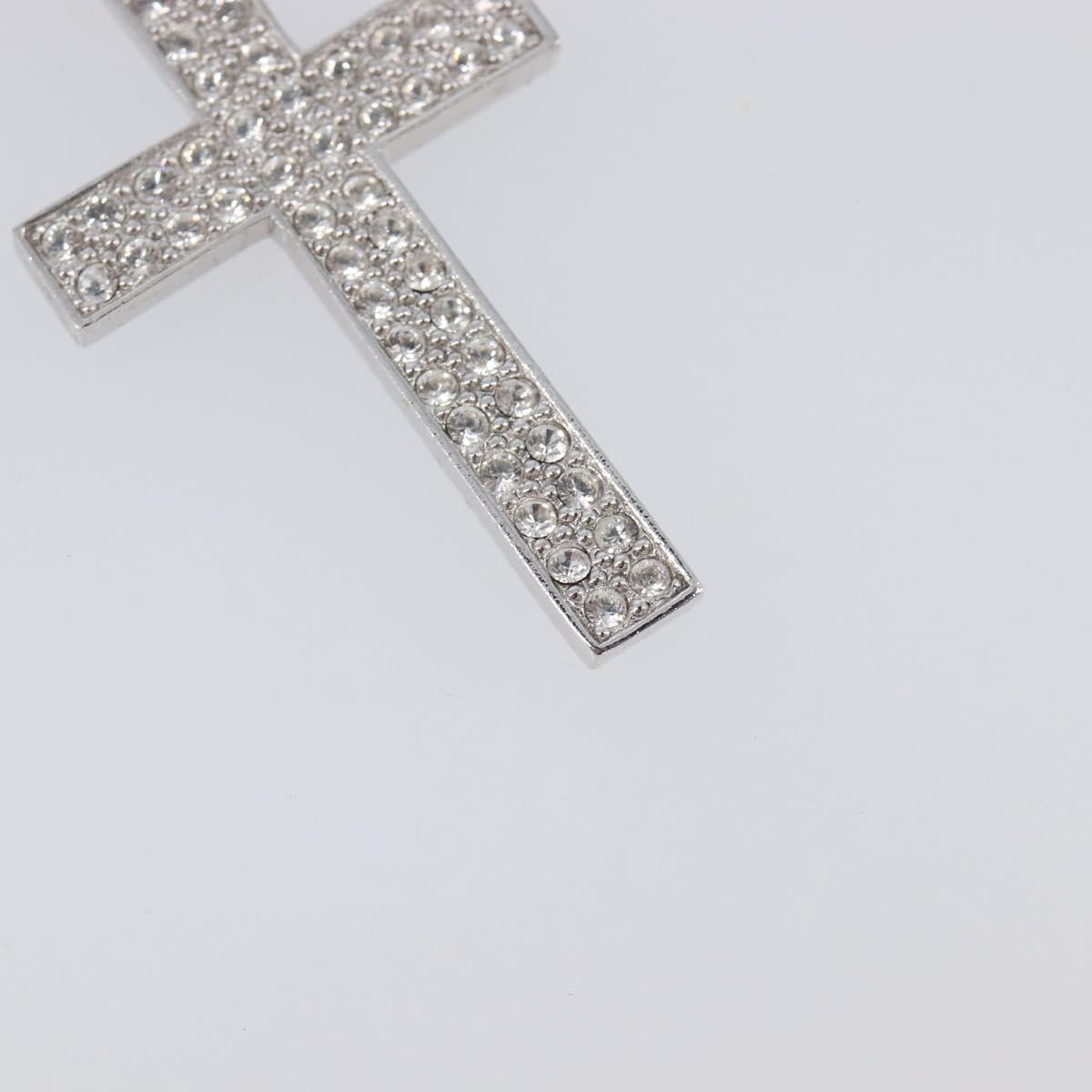 Christian Dior Pierce Metal Silver Auth SW2847