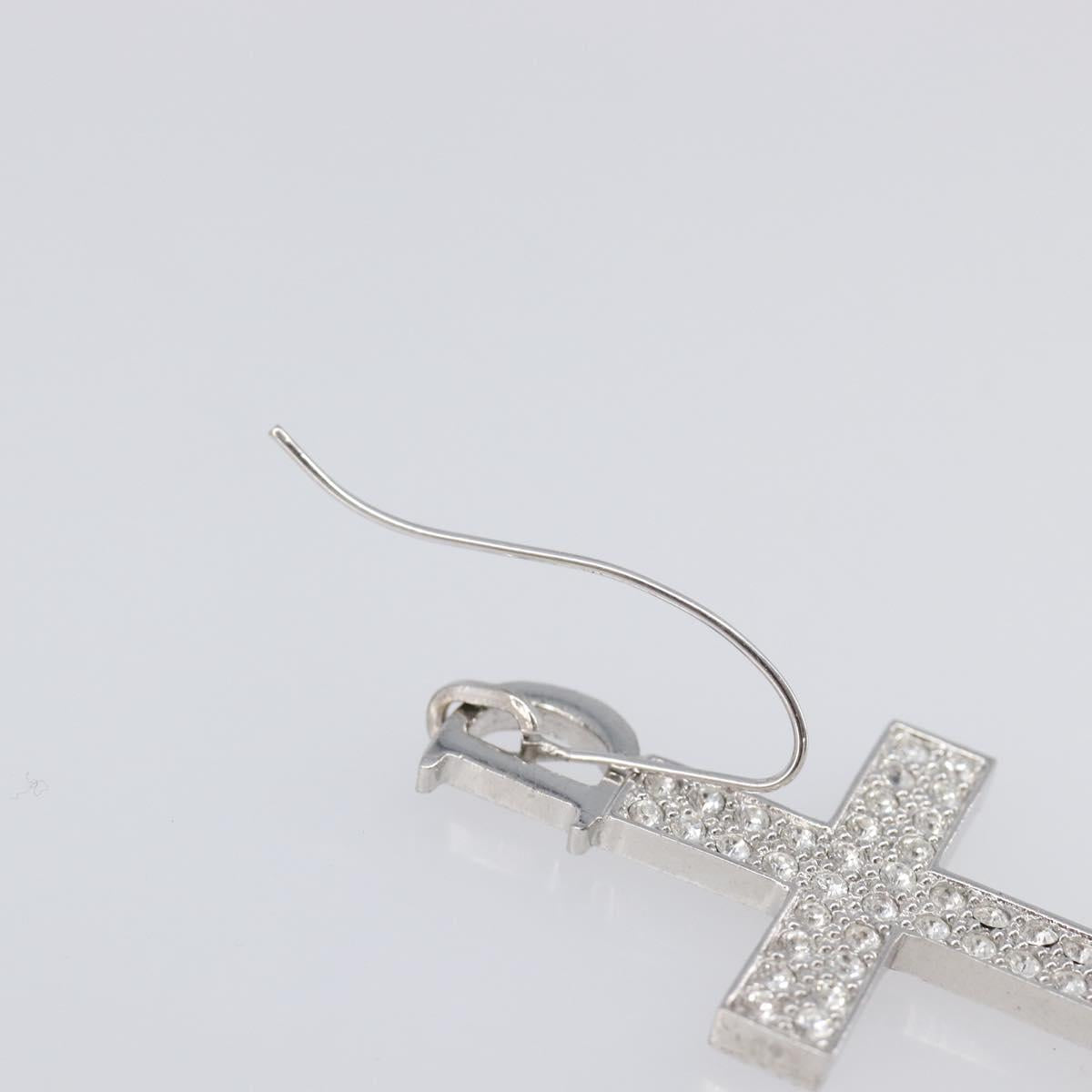 Christian Dior Pierce Metal Silver Auth SW2847