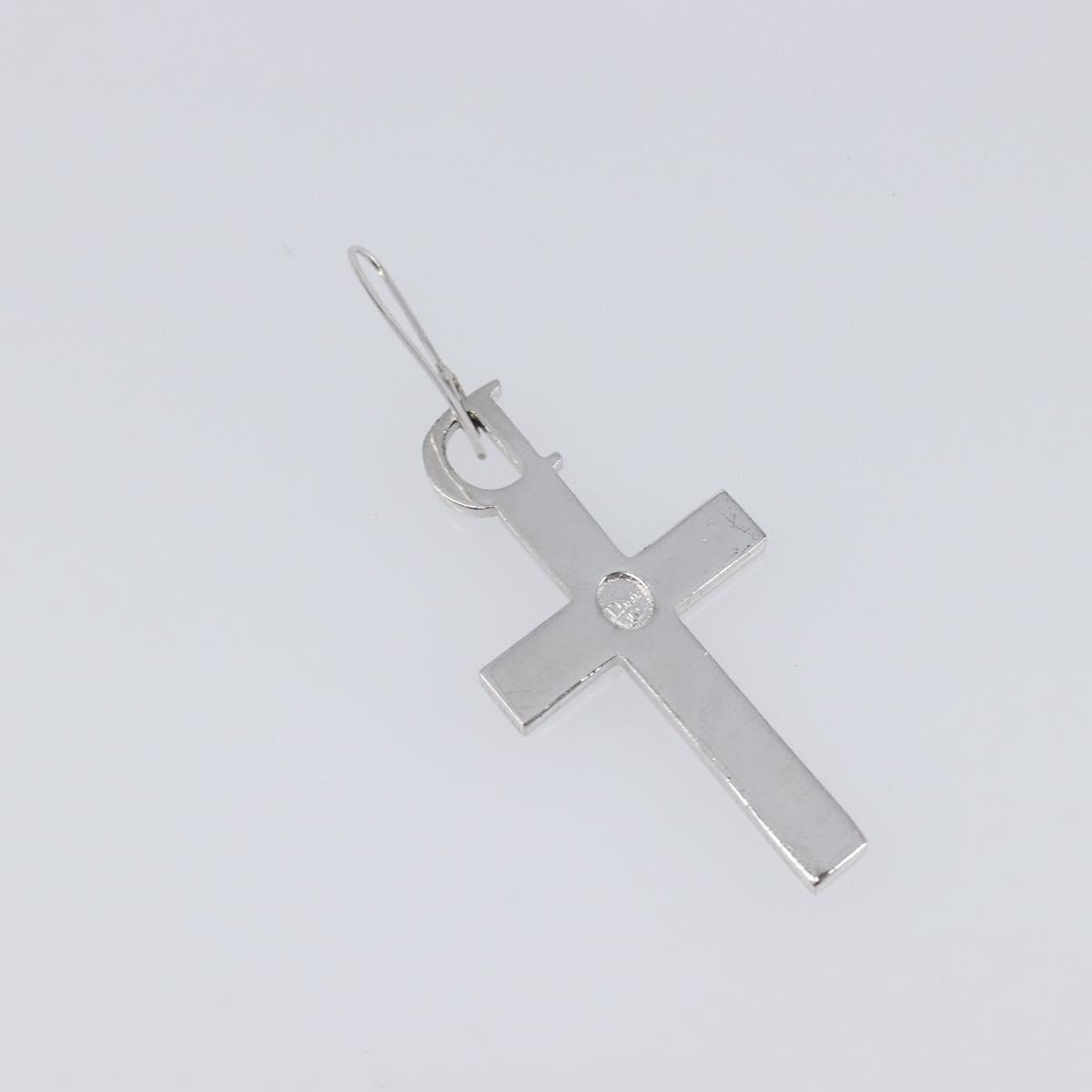 Christian Dior Pierce Metal Silver Auth SW2847