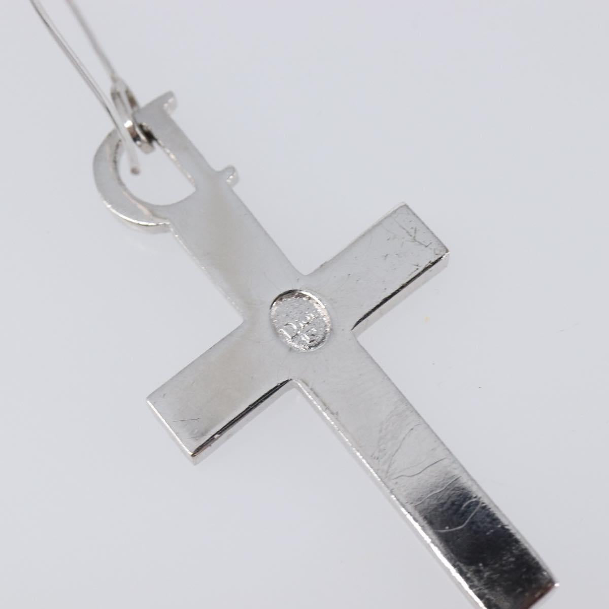 Christian Dior Pierce Metal Silver Auth SW2847