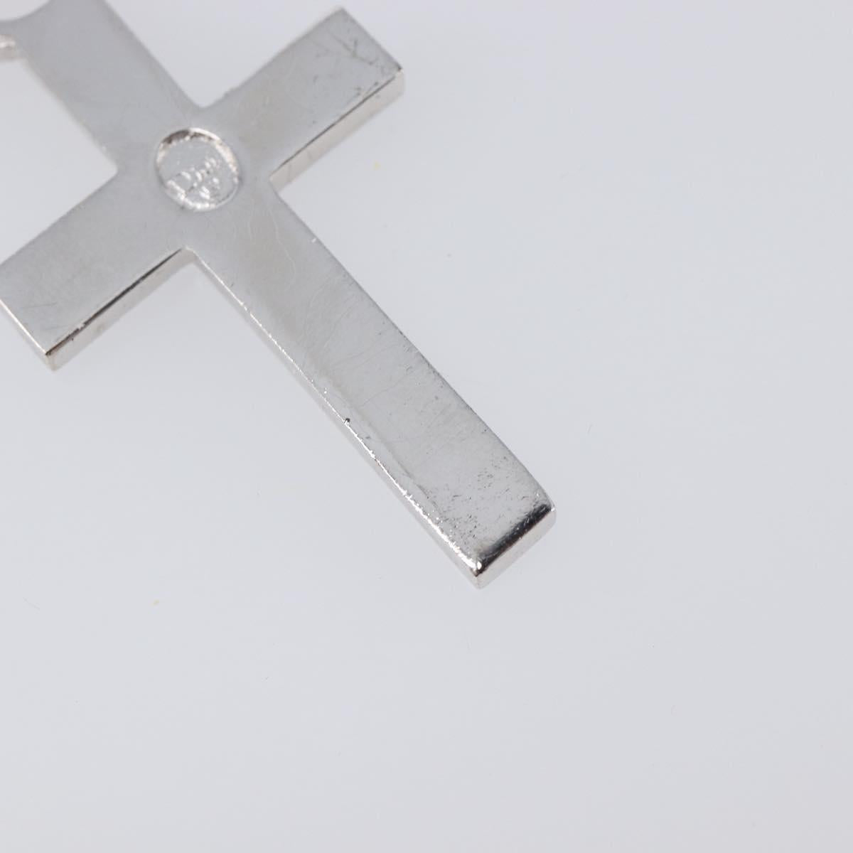 Christian Dior Pierce Metal Silver Auth SW2847