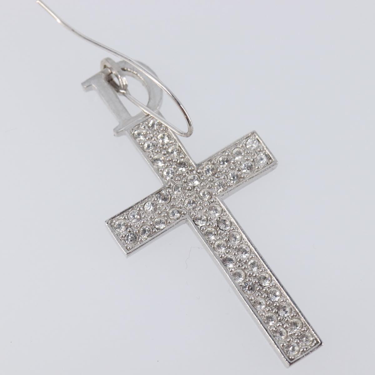 Christian Dior Pierce Metal Silver Auth SW2847