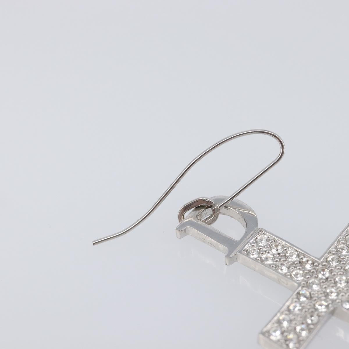 Christian Dior Pierce Metal Silver Auth SW2847