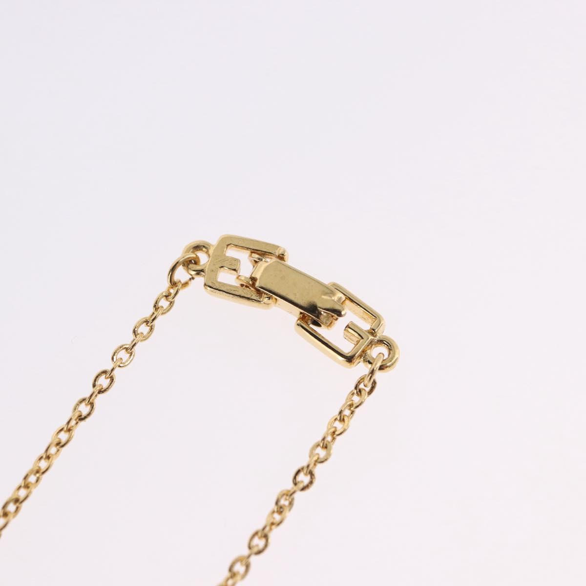 GIVENCHY Necklace Metal Gold Tone Auth SW2848