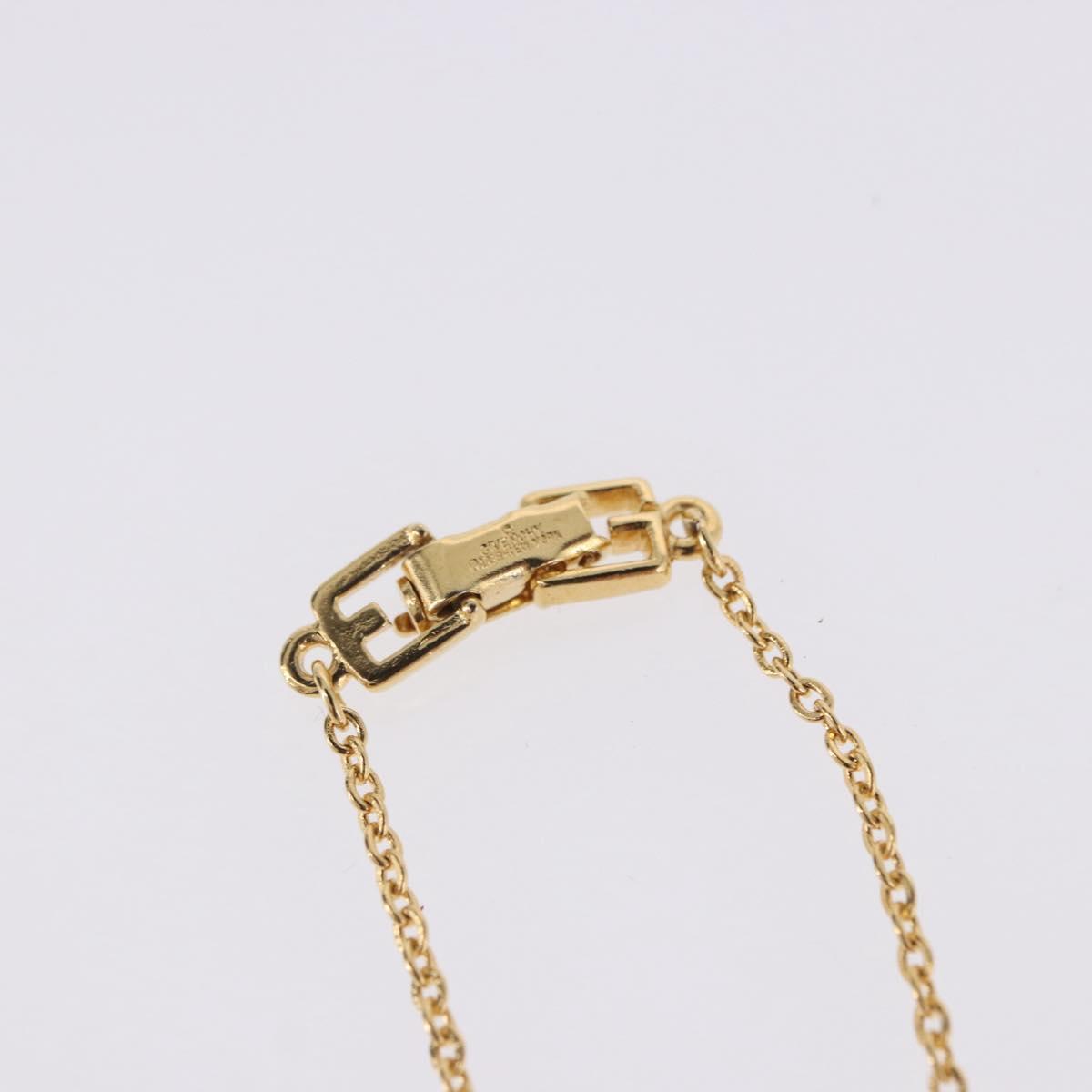 GIVENCHY Necklace Metal Gold Tone Auth SW2848