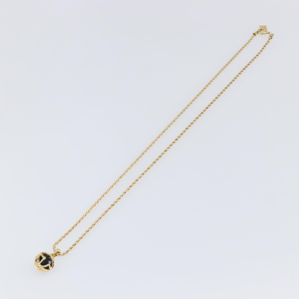 GIVENCHY Necklace Metal Gold Tone Auth SW2849