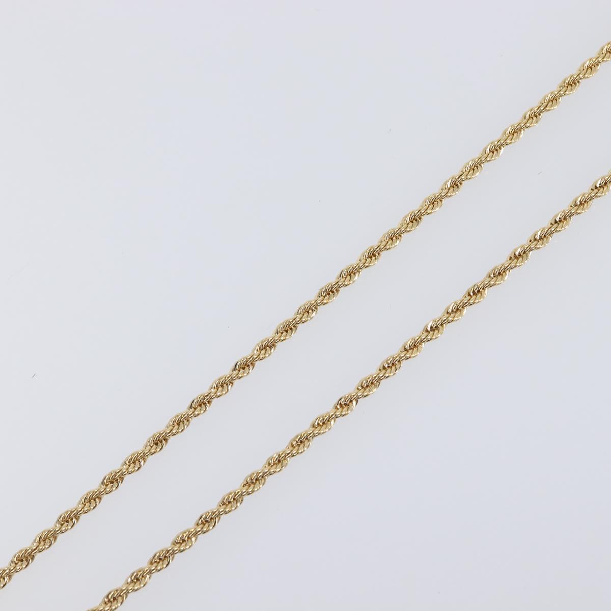 GIVENCHY Necklace Metal Gold Tone Auth SW2849