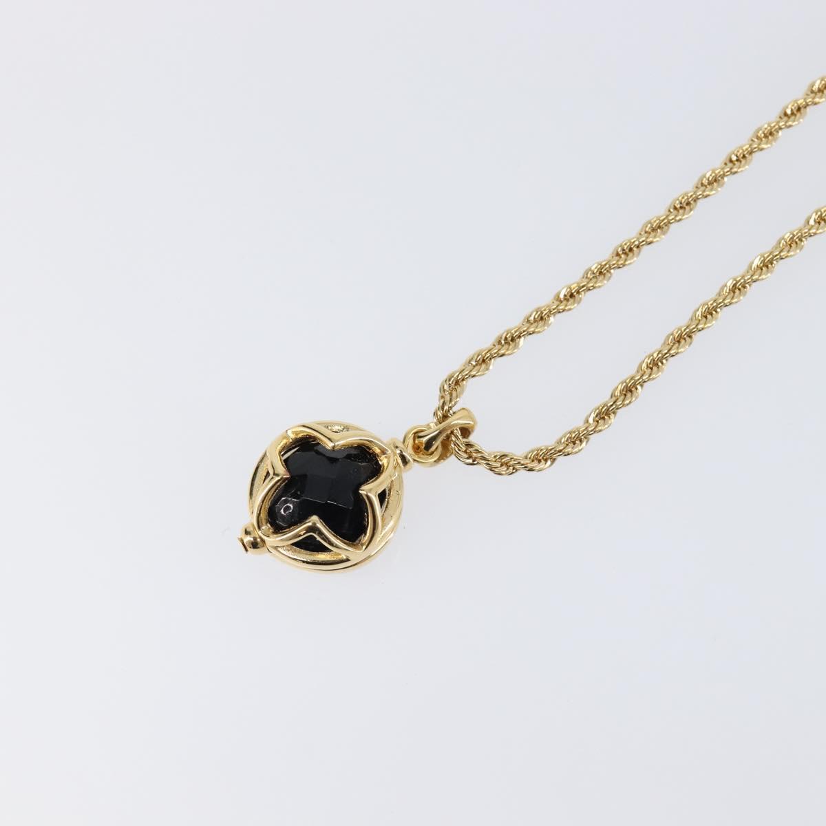 GIVENCHY Necklace Metal Gold Tone Auth SW2849