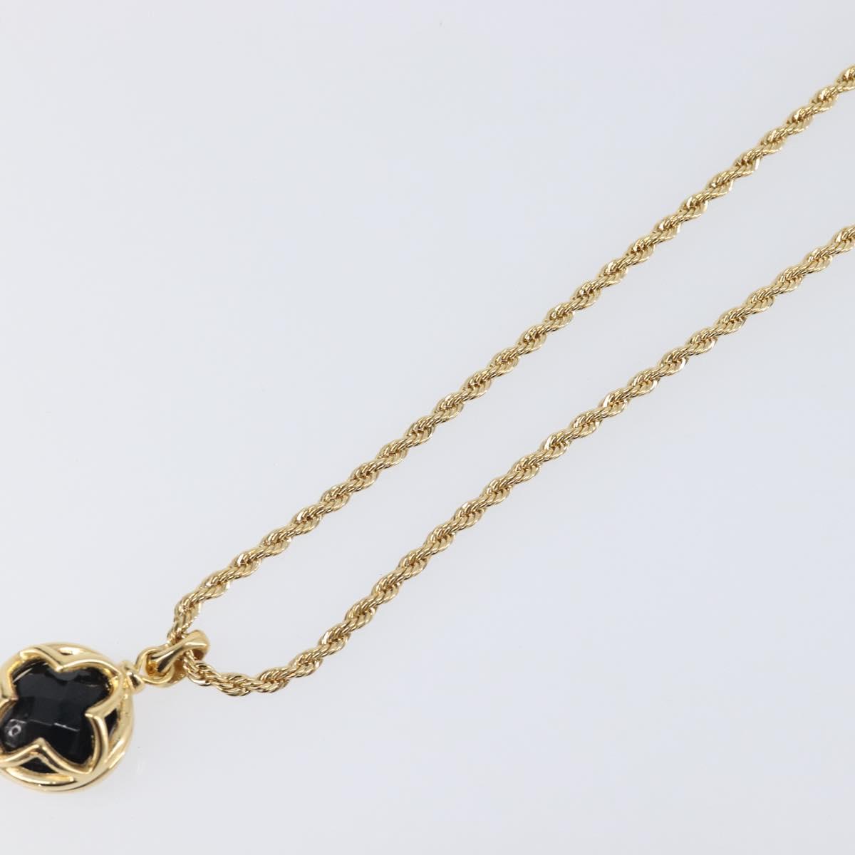 GIVENCHY Necklace Metal Gold Tone Auth SW2849