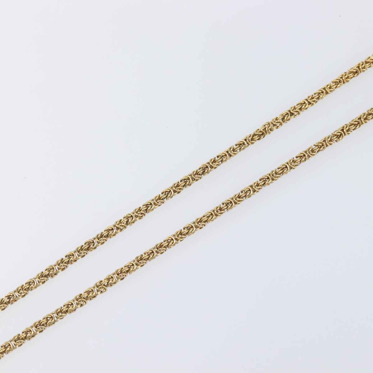 GIVENCHY Necklace Metal Gold Tone Auth SW2850