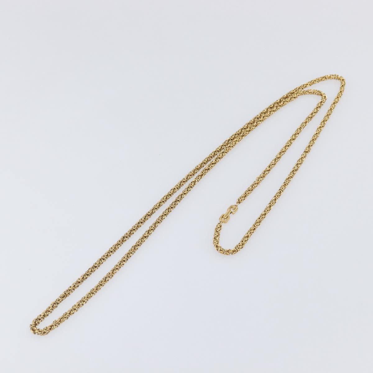 GIVENCHY Necklace Metal Gold Tone Auth SW2850