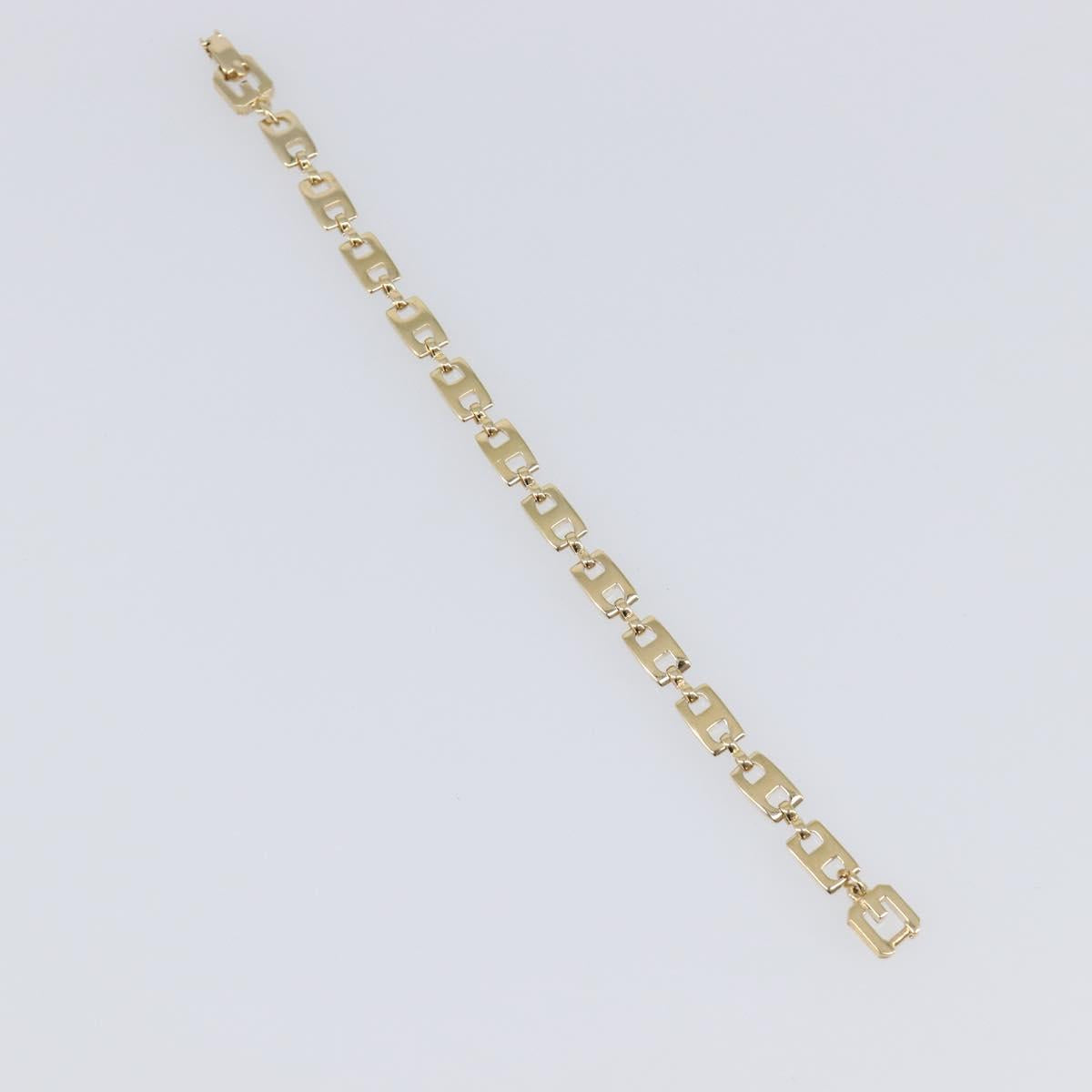 GIVENCHY Bracelet Metal Gold Tone Auth SW2851