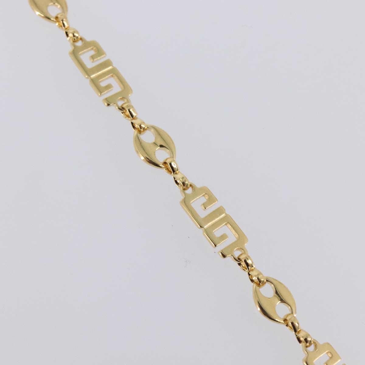 GIVENCHY Bracelet Metal Gold Tone Auth SW2852