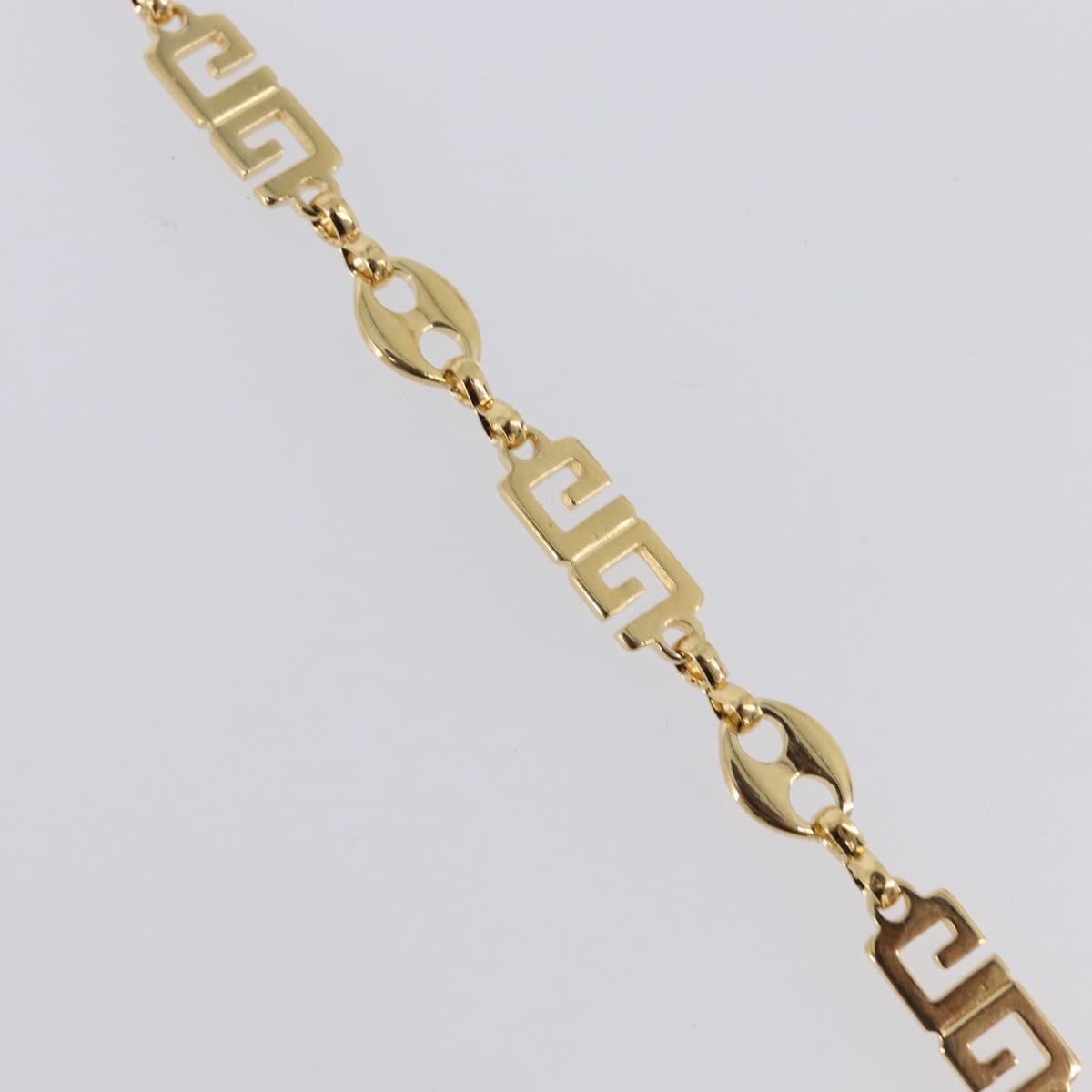 GIVENCHY Bracelet Metal Gold Tone Auth SW2852
