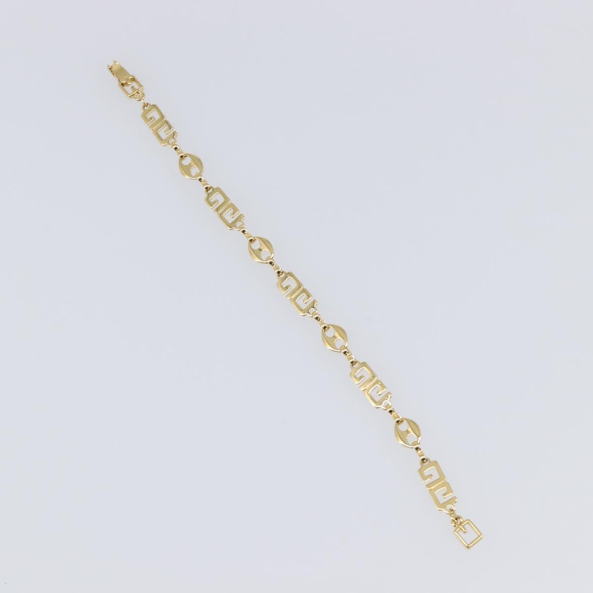 GIVENCHY Bracelet Metal Gold Tone Auth SW2852