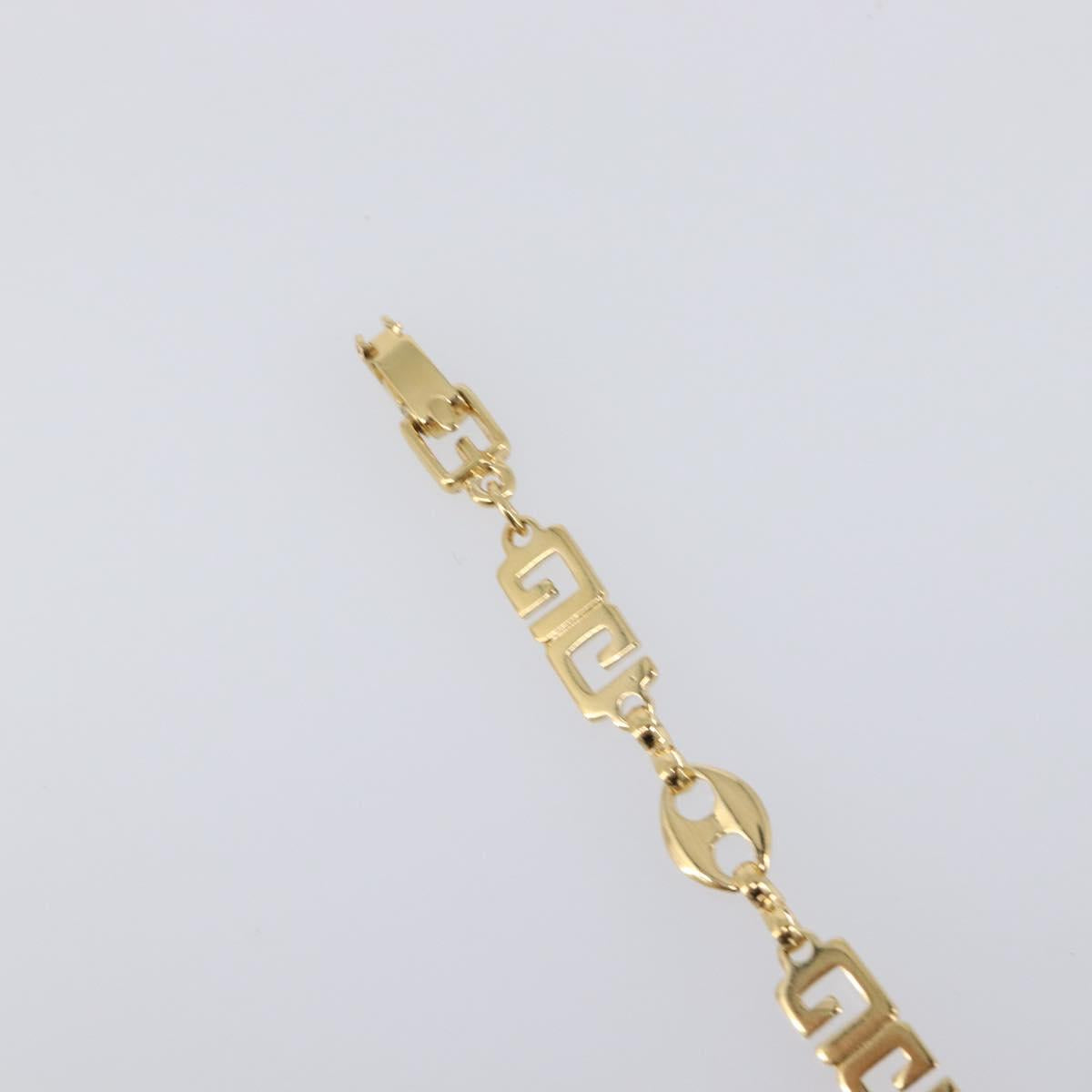 GIVENCHY Bracelet Metal Gold Tone Auth SW2852
