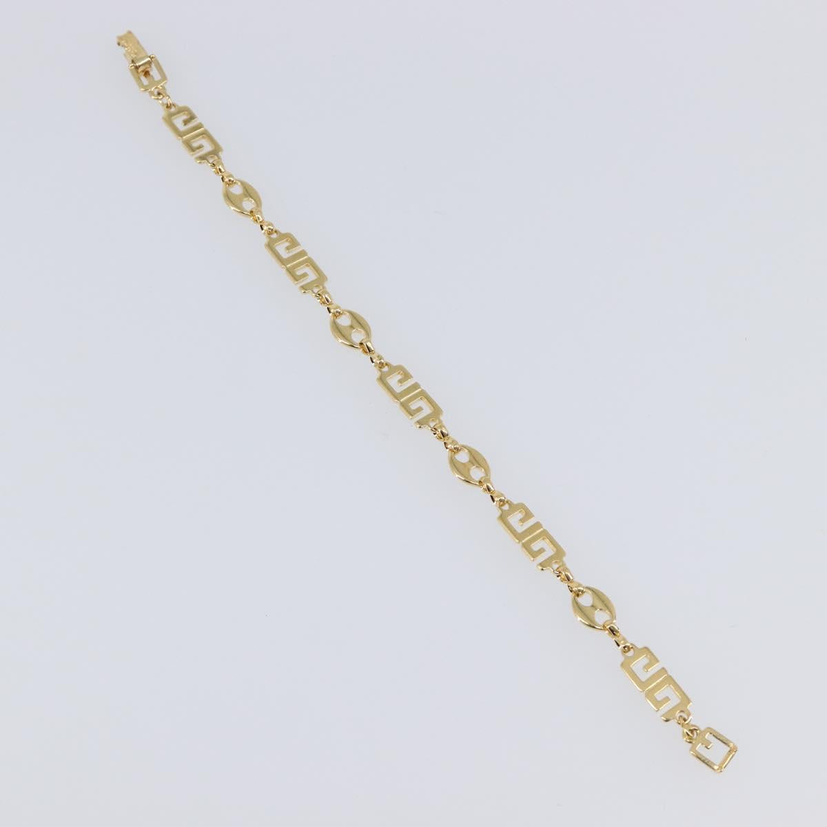 GIVENCHY Bracelet Metal Gold Tone Auth SW2852