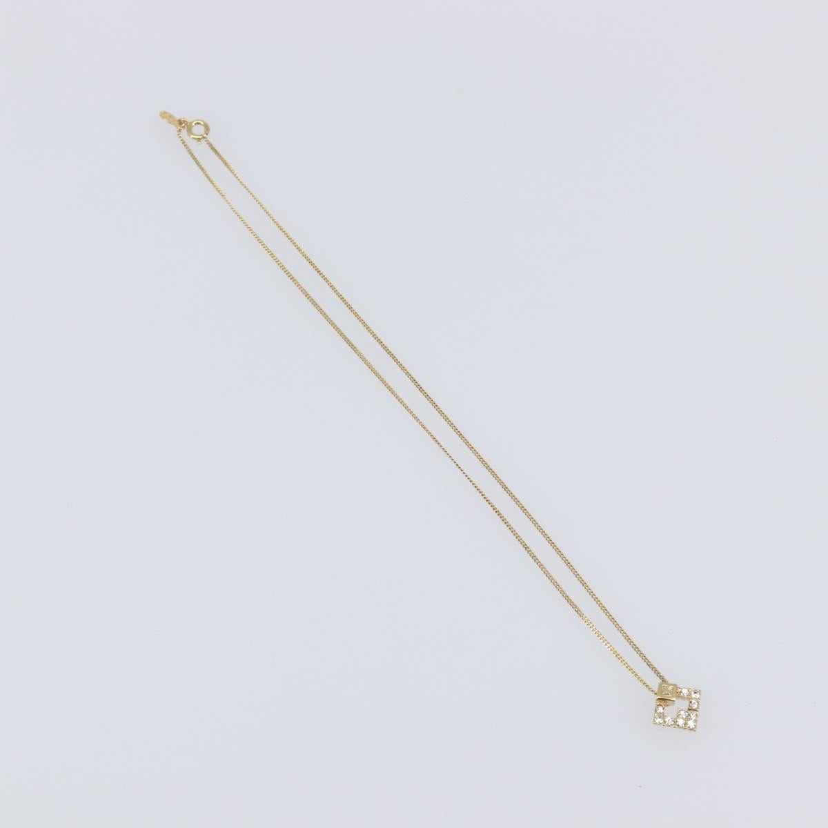 GIVENCHY Necklace Metal 4 Set Gold Tone Auth SW2854
