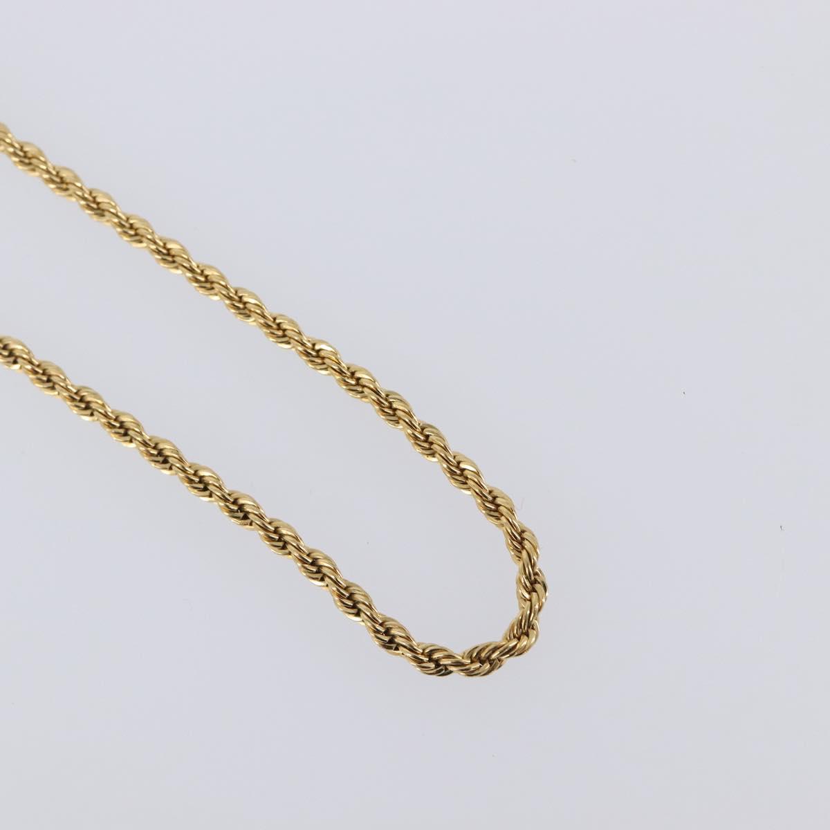 GIVENCHY Necklace Metal 4 Set Gold Tone Auth SW2854