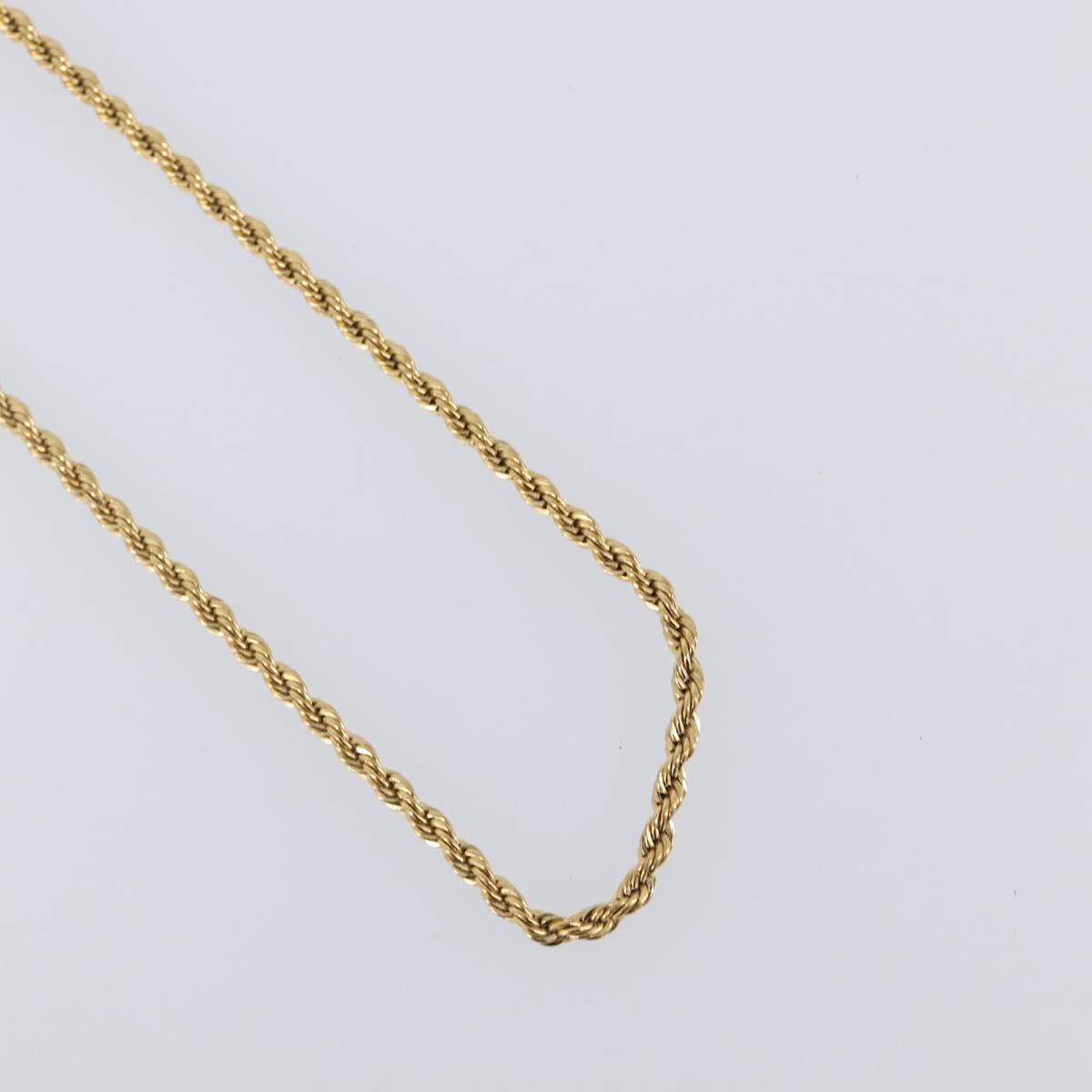 GIVENCHY Necklace Metal 4 Set Gold Tone Auth SW2854