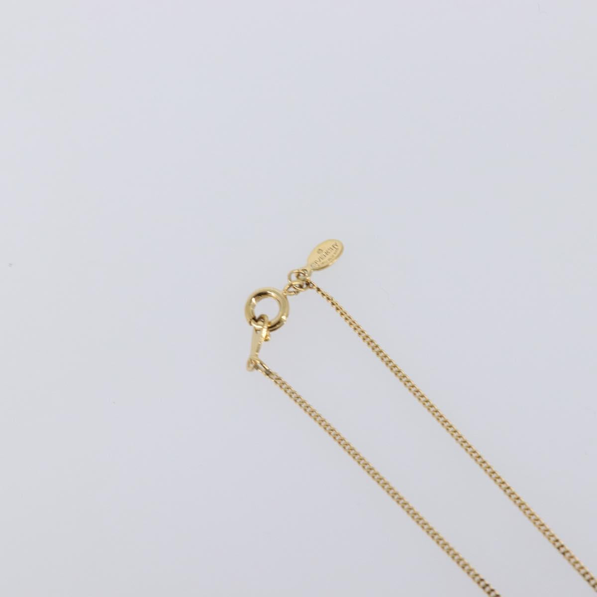 GIVENCHY Necklace Metal 4 Set Gold Tone Auth SW2855