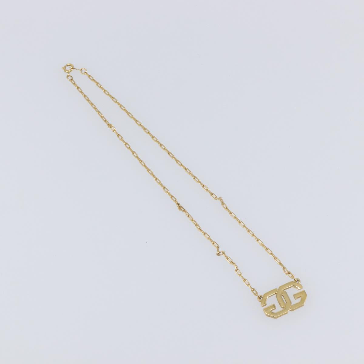GIVENCHY Necklace Metal 4 Set Gold Tone Auth SW2855