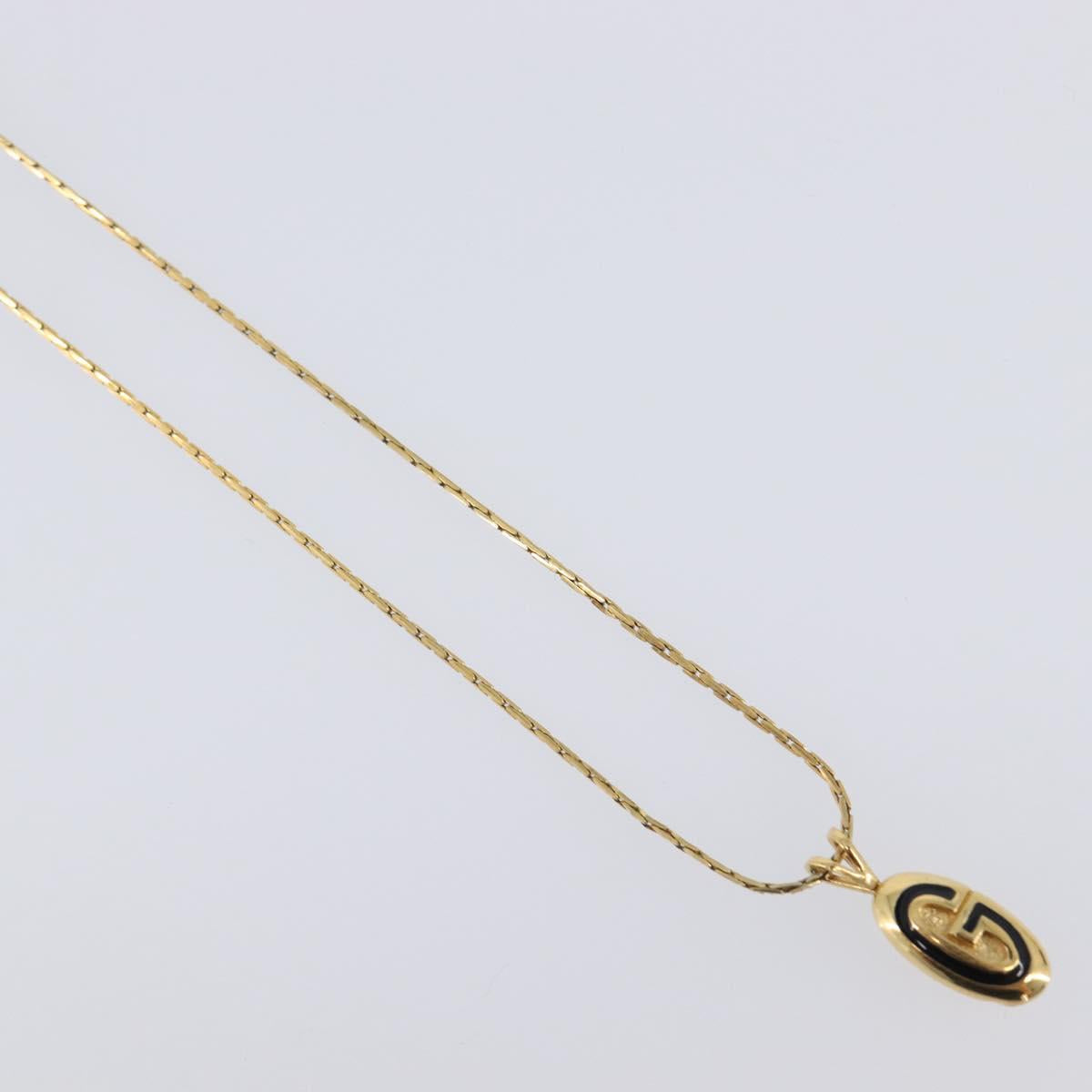 GIVENCHY Necklace Metal 4 Set Gold Tone Auth SW2855