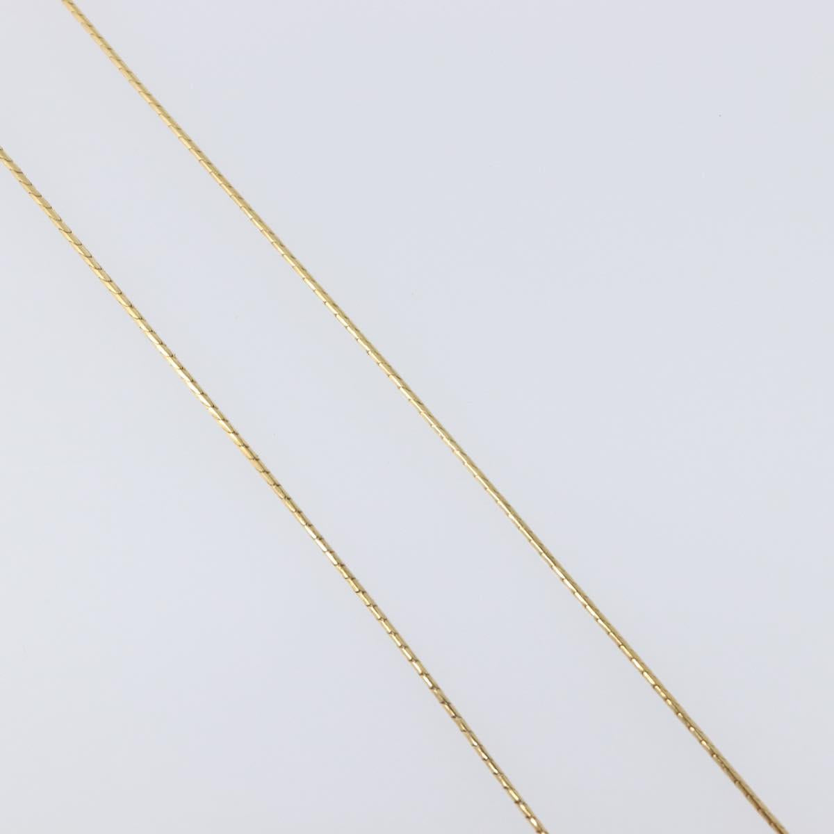 GIVENCHY Necklace Metal 4 Set Silver Gold Tone Auth SW2856