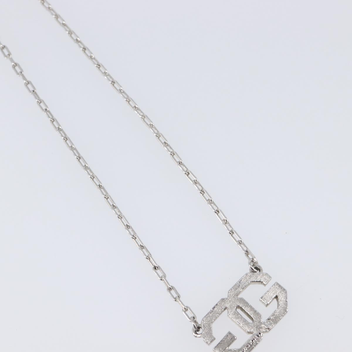 GIVENCHY Necklace Metal 4 Set Silver Gold Tone Auth SW2856