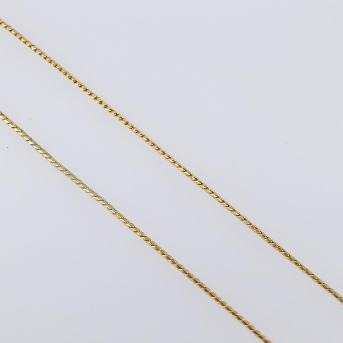 GIVENCHY Necklace Metal 4 Set Gold Tone Auth SW2857