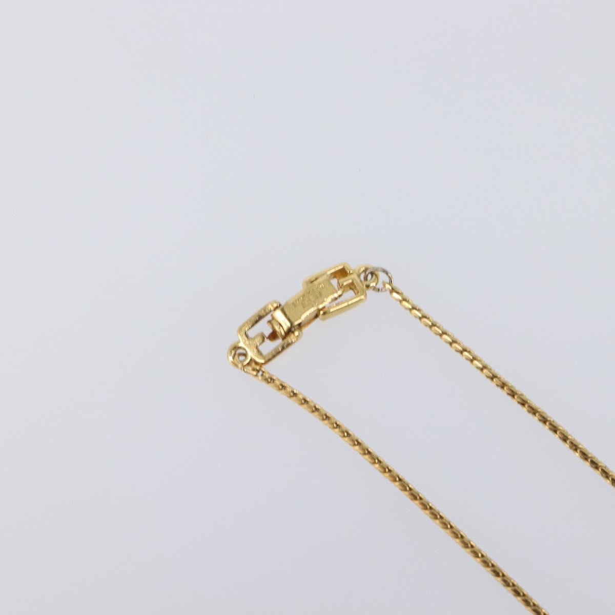 GIVENCHY Necklace Metal 4 Set Gold Tone Auth SW2857