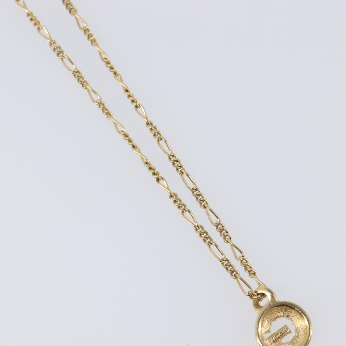 GIVENCHY Necklace Metal 4 Set Gold Tone Auth SW2857