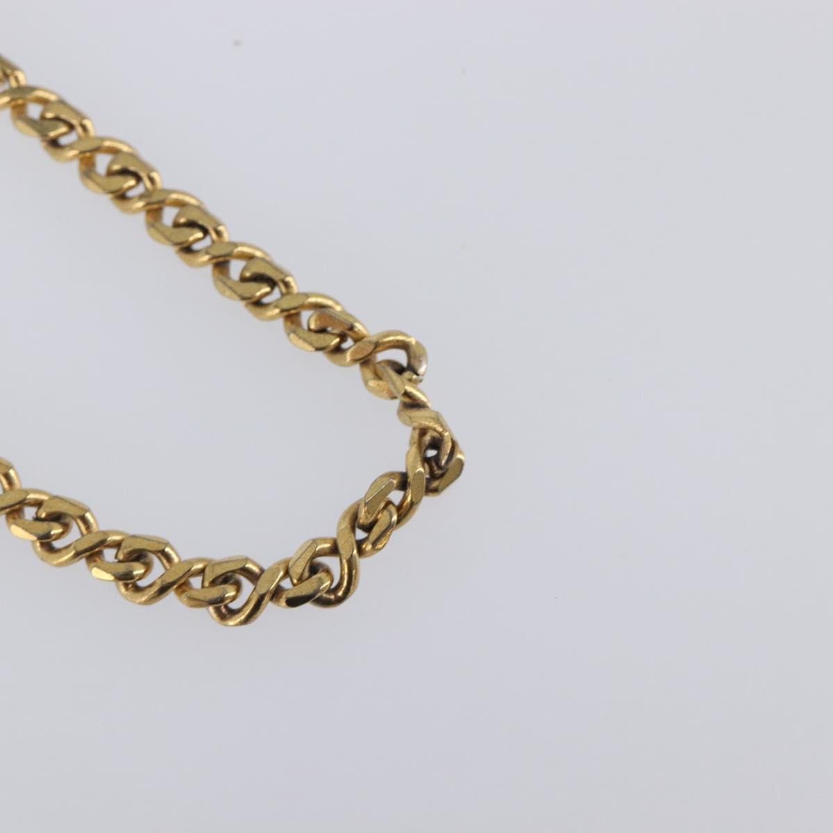 GIVENCHY Necklace Metal 4 Set Gold Tone Auth SW2857
